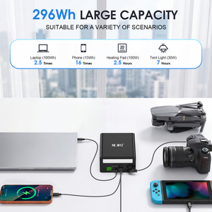 สินค้ามาใหม่ปี 2026 สินค้ามาแรง <span class=keywords><strong>พา</strong></span><span class=keywords><strong>ว</strong></span><span class=keywords><strong>เวอร์</strong></span>แบงค์ 80000mah 140W สถานีชาร์จพก<span class=keywords><strong>พา</strong></span> 220 โวลต์ พร้อมไฟฉายสำหรับกิจกรรมกลางแจ้ง - Product Image 3