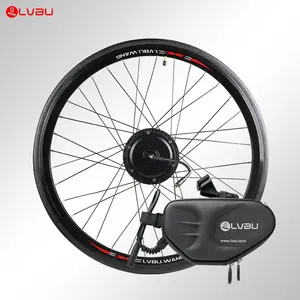 LVBU16インチ36V350ワットブラシレス電動自転車モーターキット (リチウム電池付き前輪用)