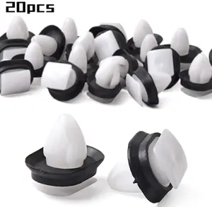 QGZ013 20Pcs 자동차 도어 트림 클립 및 패스너 시트로엥 피아트 ducati 856543 플라스틱 사이드 몰딩 71728806 자동차 바디 클립