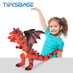 Modelo de juguete de dinosaurio, 26cm, modo Animal dragón de tres cabezas, 2020 - Product Image 1