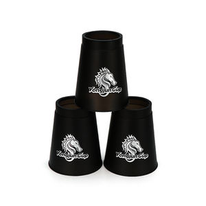 Yongjun YJ Mehrfarbiges Plastikkegel-Spiel Quick Speed Plastic Stacking Cups Lernspiel zeug mit Druck-OEM-Design - Product Image 5