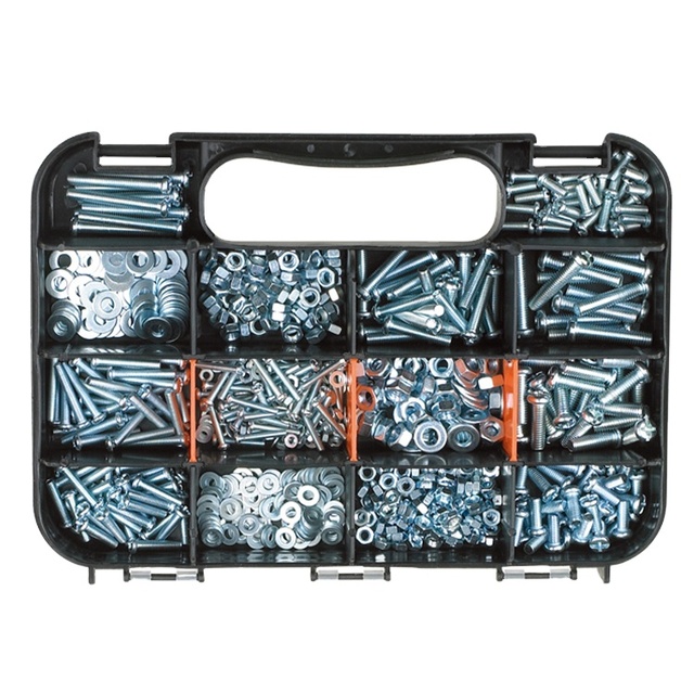 General Industrial Fastener Hardware Set Customizable Nut Bolt Gasket Tool Box OEM Supported