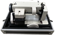 Machine à coudre domestique plate 7'' à point noué, pied entraîneur, design portable, compatible 110V/220V, garantie 1 an