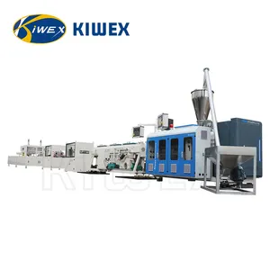 Automatic plastic pvc double pipe extrusion machine line 50-160mm pvc pipe making machine pvc pipe production line