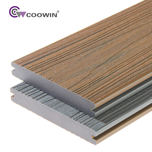 European Co-Extrusion Waterproof Deck Floor <strong>WPC</strong> Hollow <strong>Decking</strong> Composite <strong>Decking</strong> Outdoor Use Brushed Wood Plastic Composite - Product Image 1