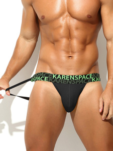 Slip G-String da <span class=keywords><strong>Uomo</strong></span> con Apertura Posteriore, in Cotone ad Asciugatura Rapida, Intimo Traspirante a Vita Bassa, Sexy, Taglie dalla S alla XL - Product Image 4
