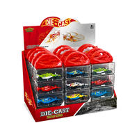 Ensemble de voitures de course miniatures QS 1:64 en métal moulé sous pression, roues libres, modèle de véhicule en alliage pour enfants, cadeau, jeu