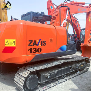 Miniexcavadora usada Hitachi ZX130 duradera y limpia en apariencia de bajo consumo para operaciones en canteras de piedra - Product Image 4