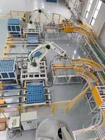 Máquina Robótica de Paletización para Alimentos y Bebidas, Robot Conjunto para Paletizar Cajas de Cartón
