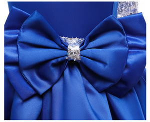 Robe de princesse bouffante à nœud et fleurs pour bébé fille, idéale pour les spectacles et les fêtes, pour tout-petits et enfants – Grande Vente, Haute Qualité - Product Image 2