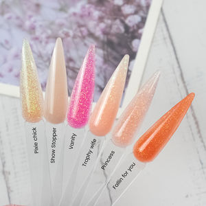 Fábrica al por mayor Nude Pink Clear Natural Acrylic Powder Hot Colors para sistema de inmersión en polvo - Product Image 4