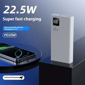 Batterie externe avec câbles intégrés 10000 mAh 20000 mAh PD 22,5 W Charge rapide Affichage numérique - Product Image 2