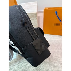 Leather <b>Backpack</b> Black Unisex Laptop Bag With <b>Computer</b> Interlayer Durable Everyday Use Winter 2024 - Product Image 4