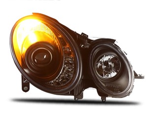 Faros Delanteros para Mercedes-Benz W211 con Luces de Circulación Diurna, Modelo 2002-2005, Pieza de Auto con Certificación E/e-Mark - Product Image 3