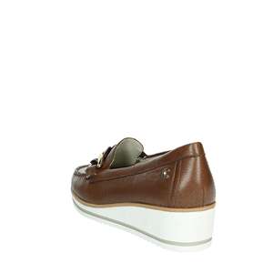 Cinzia Soft Donna Mocassino Marrone, Mocasines de Cuero, Zapatos de Moda para Mujer - Product Image 1