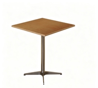 Table basse carrée en bois durable de style minimaliste moderne pour salon