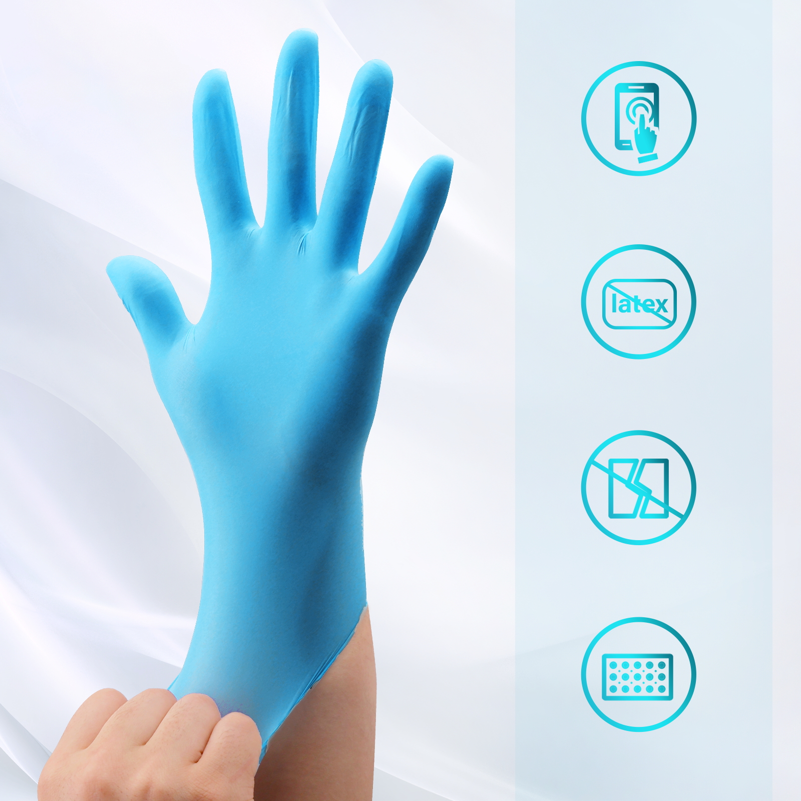 examination gloves powder free