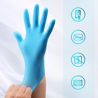 Gants en Nitrile XINGYU du Fabricant, Gants d'Examen Bleus en Nitrile Jetables sans Poudre, Gants en Nitrile Jetables Industriels