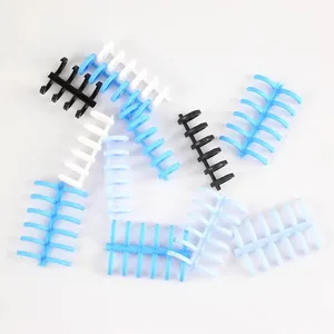 Comb Spines Book Binding Wire Plastic Rings Retaining Pvc Spiral Coil Comb Binding Ring