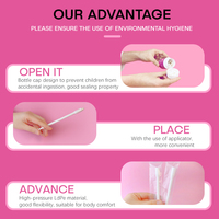 Soins féminins du vagin, Yoni Pops, capsules de poudre antibactérienne, suppositoires à l'acide borique pour la santé vaginale