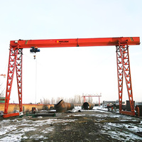 Grue portique monopoutre mobile sur rail de type MH de la marque NUCLEON, 5 tonnes, 10 tonnes, 20 tonnes, 30 tonnes, pour quai de chargement extérieur