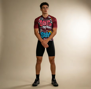 Maillot de Ciclismo MTB Unisex Personalizable con Estampado Graffiti, Ropa Deportiva para Ciclismo, Aventuras Todoterreno y Paseos de Ocio - Product Image 2