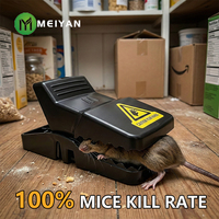 Piège à rats en plastique étanche et écologique à ressort solide pour le contrôle physique des rongeurs et des insectes, gestion des nuisibles
