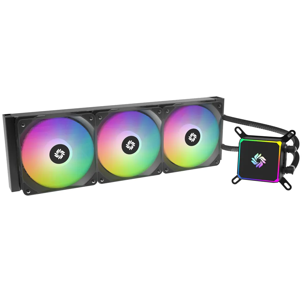 Prix de gros refroidissement par eau pour ordinateur avec refroidisseur rgb 120mm pour radiateur cpu pc aio de jeu