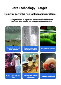 Sunsun <span class=keywords><strong>Aquarium</strong></span> <span class=keywords><strong>Aquarium</strong></span> <span class=keywords><strong>Aquarium</strong></span> Borstel Reiniging Artefact Super Magnetische Borstel Reiniging Tool Geen Dode Hoek Algen Verwijdering Algen Schraper - Product Image 2