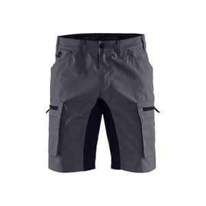 BLAKLADER - 144918459699C52 Service <b>shorts</b> <b>stretch</b> Mid grey/Black - EAN 7330509801888 <b>WORK</b> TROUSERS <b>WORK</b> <b>SHORTS</b> - Product Image 1