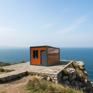 Casa Contenedor Prefabricada de Acero de 20 pies, Diseño Tradicional Rectangular, Transpirable, Multiusos, para Uso en Villas y Hoteles, 5+ - Product Image 1