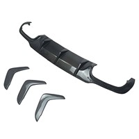 Diffuseur arrière en fibre de carbone W204 pour Mercedes Benz Classe C W204 C63 AMG 2012-2014 Kit carrosserie Diffuseur de pare-chocs arrière