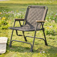 Chaise Kermit à assise large, confortable, robuste, pliable, durable, pour le camping en plein air, la plage, chaise portable