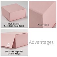Boîte d'emballage cadeau en papier faite à la main, personnalisée, robuste et rigide, pliable et magnétique en carton pour un stockage de haute qualité