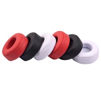 Coussinets d'oreille de remplacement en cuir protéiné et mousse à mémoire de forme pour casque BEATS Mixr - Couvre-oreilles doux et confortables