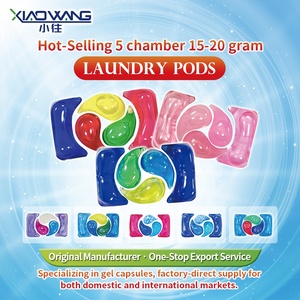 Capsules de lessive solubles jetables à 5 compartiments de 18 g avec garantie de qualité pour machine à laver - Product Image 3