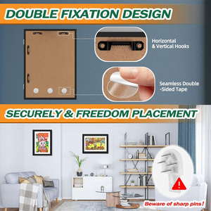 Nuovo Design creativo cornice in legno per bambini rimovibile in bianco e nero <span class=keywords><strong>disegni</strong></span> - Product Image 3