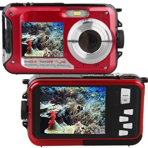 กล้องใต้น้ำ 48MP ฟูลเอชดี จอคู่ กันน้ำ สำหรับดำน้ำตื้นและดำน้ำลึก - Product Image 2