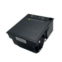 Panneau intégré 80mm Auto Cutter Imprimante de reçus thermique avec USB + RS232 Bill Printing Machine Papier d'étiquette thermique compatible