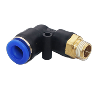 SYD-1112-1 75 pièces plastique pneumatique à dégagement rapide raccords de tuyau d'air connecteur PC PL coulée ANSI Standard 3000-10000 PSI bleu