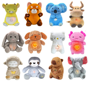 ตุ๊กตามีเสียงเพลงสำหรับเด็ก, ตุ๊กตากระต่ายน้อยผ่อนคลายหมีทำจากผ้ากำมะหยี่ทำจากผ้าฝ้าย PP สำหรับวันเกิดของเด็กๆ - Product Image 2