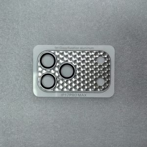 Protection d'objectif d'appareil photo en verre 9H anti-reflet et anti-traces de doigts à texture martelée professionnelle pour iPhone 18 Pro Max - Product Image 3