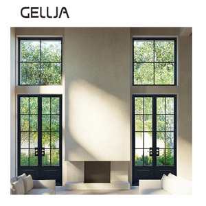 Sunmica Design contemporain Balançoire <span class=keywords><strong>coulissante</strong></span> ouverte en alliage d'aluminium <span class=keywords><strong>Porte</strong></span> en verre moustiquaire en acier inoxydable pour hôtel maison usage extérieur - Product Image 3
