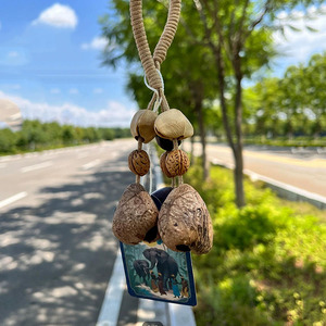 도매 맞춤형 천연 핸드 쉐이커 판기 차차 벨리릭 씨앗 껍질 쉐이커 너트쉘 타악기 - Product Image 5