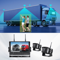 Offre Spéciale – Caméra de recul sans fil 2,4 G étanche 720P avec vision nocturne IR pour camions de transport – Système de surveillance de recul