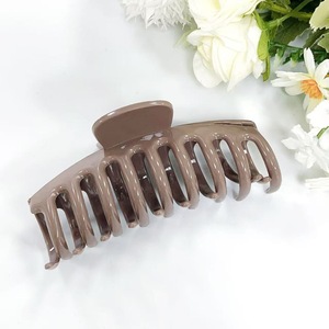 Hc50071 Bán Buôn Cao Su Flex Non-Slip Màu Rắn Hợp Thời Trang Tóc Claw Lớn Tùy Chỉnh Mềm Silicone Linh Hoạt Tóc Claw <span class=keywords><strong>Clip</strong></span> Phụ Nữ - Product Image 5