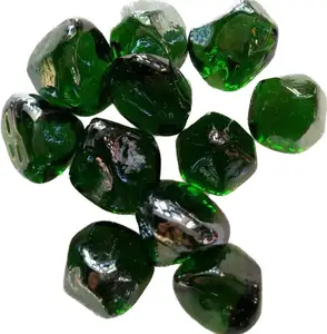 다채로운 다이아몬드 유리 구슬 재활용 다이아몬드 유리 구슬 크리스탈, 순은 & 유리 구슬 장식 또는 땅