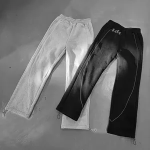Оптовая продажа от производителя YSJY, унисекс, флисовые спортивные штаны с индивидуальным логотипом, графические спортивные брюки, мужские зимние брюки