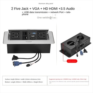 Puissance Rj45 rj11 usb prise pop up prise de bureau prises cachées Table 220v Pop up prise de Table élévatrice cachée - Product Image 5