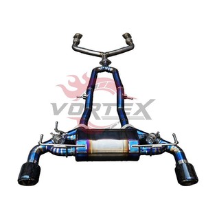 ท่อไอเสีย Vortex Titanium Valvetronic Catback สำหรับ Nissan 370Z Z34 VQ37VHR พร้อมปลายคาร์บอนแบบ Pie-cut Welding - Product Image 1
